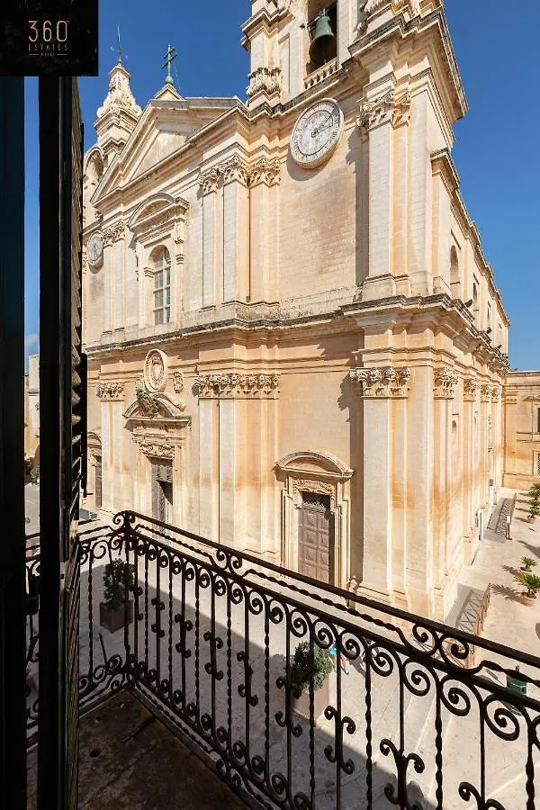 Palazzo 16Th Century Mdina, Opposite St Paul'S Cathedral By 360 Estates Apartment Malta