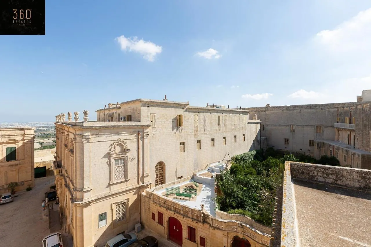 Palazzo 16Th Century Mdina, Opposite St Paul'S Cathedral By 360 Estates Apartment Mdina